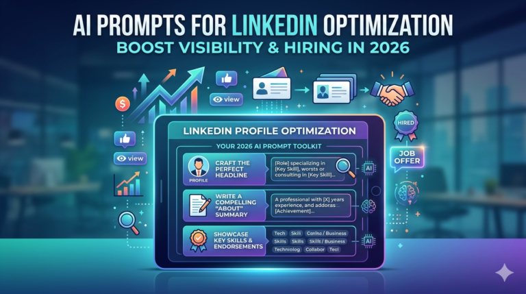 AI Prompts for LinkedIn Profile Optimization to Boost Visibility & Hiring