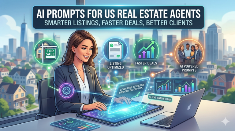 AI Prompts for US Real Estate Agents: Smarter Listings, Faster Deals, Better Clients