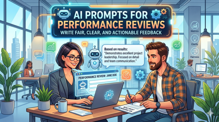 Ethical & Correct AI Prompts for Performance Reviews to Write Fair, Clear, and Actionable Feedback