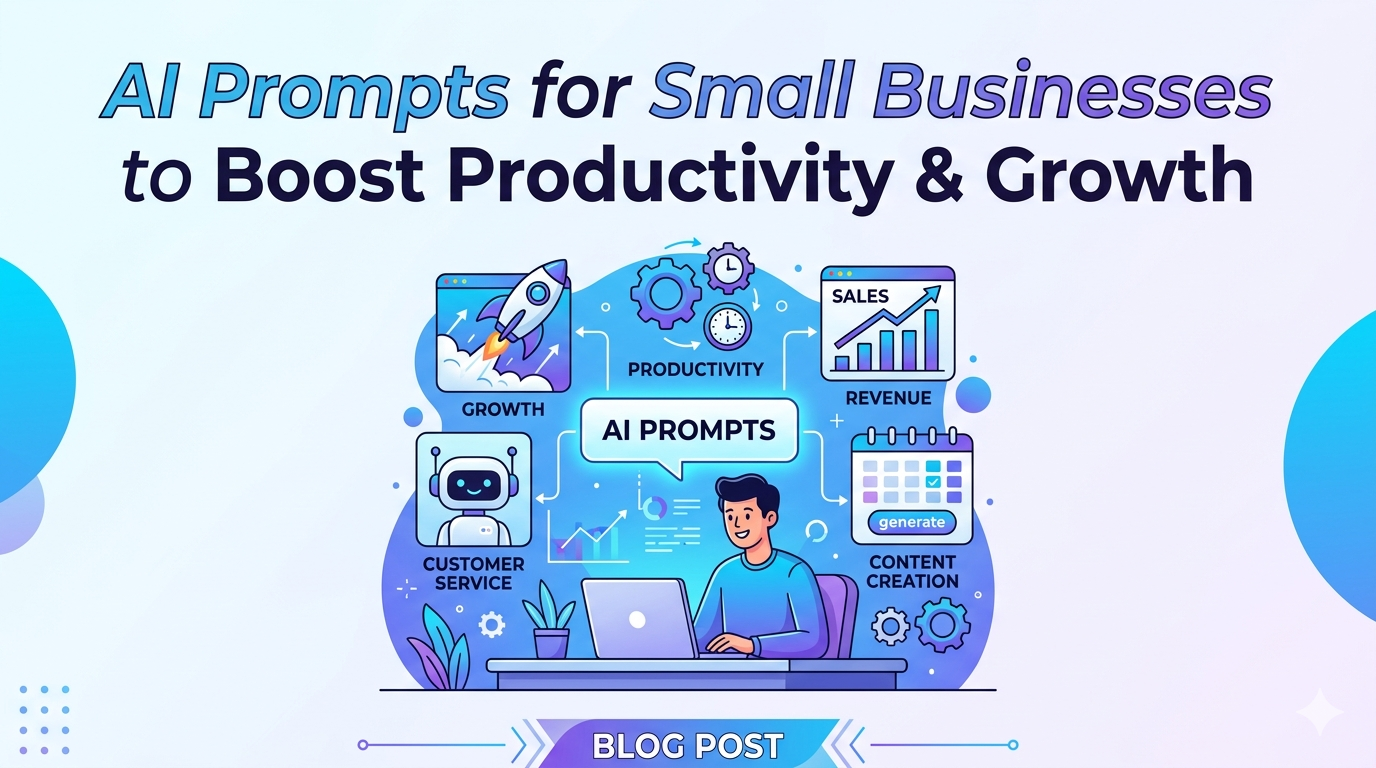 AI Prompts for Small Businesses to Boost Productivity & Growth