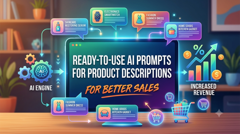 Ready-to-Use AI Prompts for Product Descriptions for Better Sales