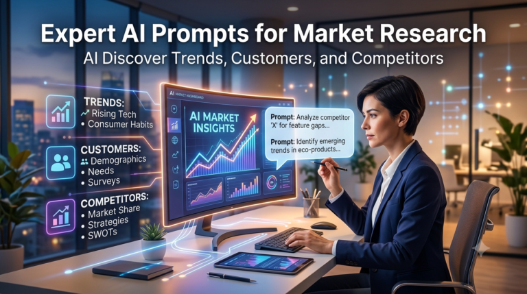 Expert AI Prompts for Market Research to Find Trends, Customers & Competitors